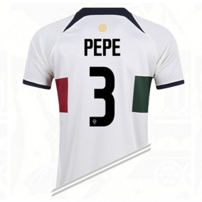 Portugal Pepe Ferreira 3 2023/2024 Borta Fotbollströjor Kortärmad
